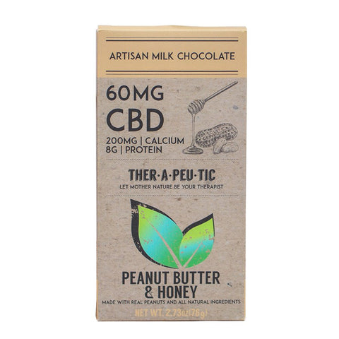 Therapeutic CBD Chocolate - Peanut Butter & Honey (Milk Chocolate)